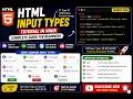 HTML Input Types Tutorial in Hindi Complete Guide for Beginners