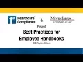 Best Practices for Employee Handboooks