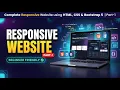 Complete Responsive Website using HTML CSS and Bootstrap 5 Part-1