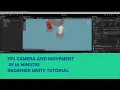 How to Make FPS Player Movement Camera Controls in Unity Beginner Tutorial