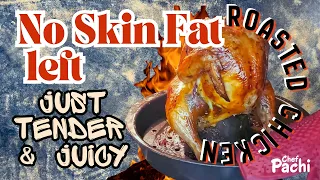 Standing Lemon Pesto Rotisserie-Style Chicken with Pan Sauce by Chef Pachi