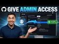 Give GitHub Admin Access Simplified