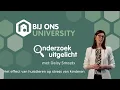 BIJ ONS University: Het effect van huisdieren op stress van kinderen