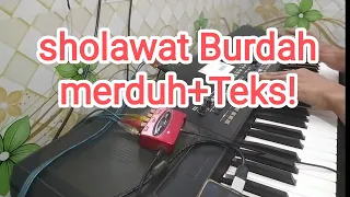 sholawat burdah teks merduh 
