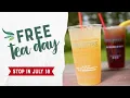 Free Tea Day is July 18th