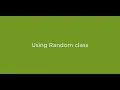 generate random number in java