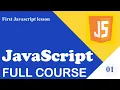 Learn Javascript - Full course for beginners
