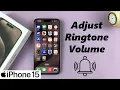 Download Lagu How To Adjust Ringtone Volume On iPhone 15 \u0026 iPhone 15 Pro