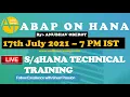 Live cum ABAP on HANA Tutorials ABAP on HANA Training with CDS views Annotations FIori