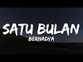 Download Lagu Bernadya - Satu Bulan (Lyrics / Lirik Indonesia)