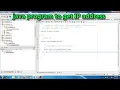 java program to find IP address of network