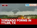 Tornado Forms in Tyler Texas Damage Reported Near Local College