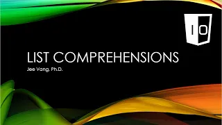 List Comprehensions in Python