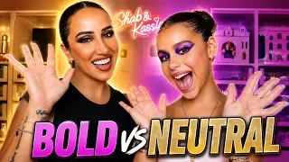 Mum vs Daughter | Bold Makeup vs Neutral Makeup | Mother & Daughter GRWM | Shab & Kassie