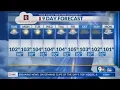Dry hot forecast for El Paso region