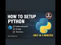 How to download install Python 3 12 0 in Visual Studio Code