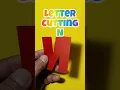 letter cutting N