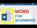 Microsoft Word 2019 - Word Tutorial for Beginners