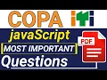 ITI COPA JavaScript MCQ questions and answers most important of computer for ITI exam 2025 pdf