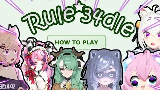 vtubers play rule34dle first reaction to other vtubers compilation 