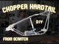 Harley Davidson Chopper How to Fabricate Hardtail Rigid In Depth