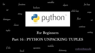 PYTHON - PACKING AND UNPACKING TUPLES
