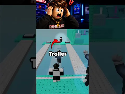 When a Troller gets TROLLD in Roblox! 💀😂 #shorts #roblox #gaming​