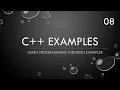 C Example 08 - Dice thrower with for loop