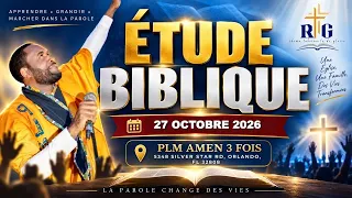 PLM-ETUDE BIBLIQUE ||MARDI 27 OCT || PLM AMEN 3 FOIS.