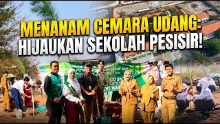 Usianya Genap 26 Tahun, Hadiahnya untuk Sekolah Pesisir: Tanam 26 Pohon Cemara