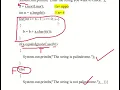 String palindrome using Scanner class