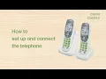 Set up and connect the telephone - VTech CS6114