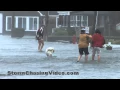2011 Hurricane Irene Hitting Groton CT Long Point area