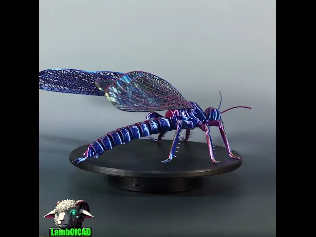 Meganeura Giant Prehistoric Dragonfly, Articulated video thumbnail