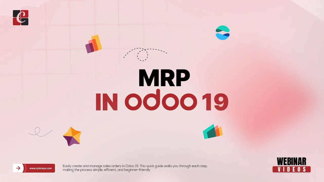  Odoo 19 MRP Module Webinar
