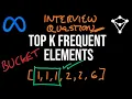 Top K Frequent Elements - LeetCode 347