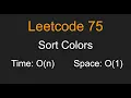 Sort Colors - Leetcode 75