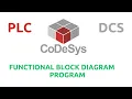 CoDeSys - FUNCTIONAL BLOCK PROGRAM