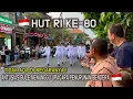 Download Lagu ANTUSIAS BULE BULE NONTON PENURUNAN BENDERA MERAH PUTIH HUT RI KE 80 UBUD BALI