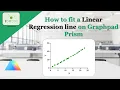 How to fit a Linear Regression line on your Scatter Plot using Graphpad Prism
