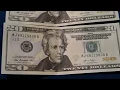 Crisp Mint 200 Consecutive Money 10 20 Dollar Bills With Consecutive Serial s Birth Year