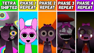 Sprunki Phases 1-2-3-4 REPEAT | TETRA SHIFTED Full Compilation