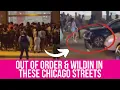 Hundreds of teenagers flood into downtown Chicago smashing car windows Wal-Mart closed 4 stores