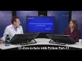 13-Zero to hero with Python Part-13