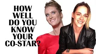 Kristen Stewart Mackenzie Davis Play How Well Do You Know Your Co-Star Marie Claire