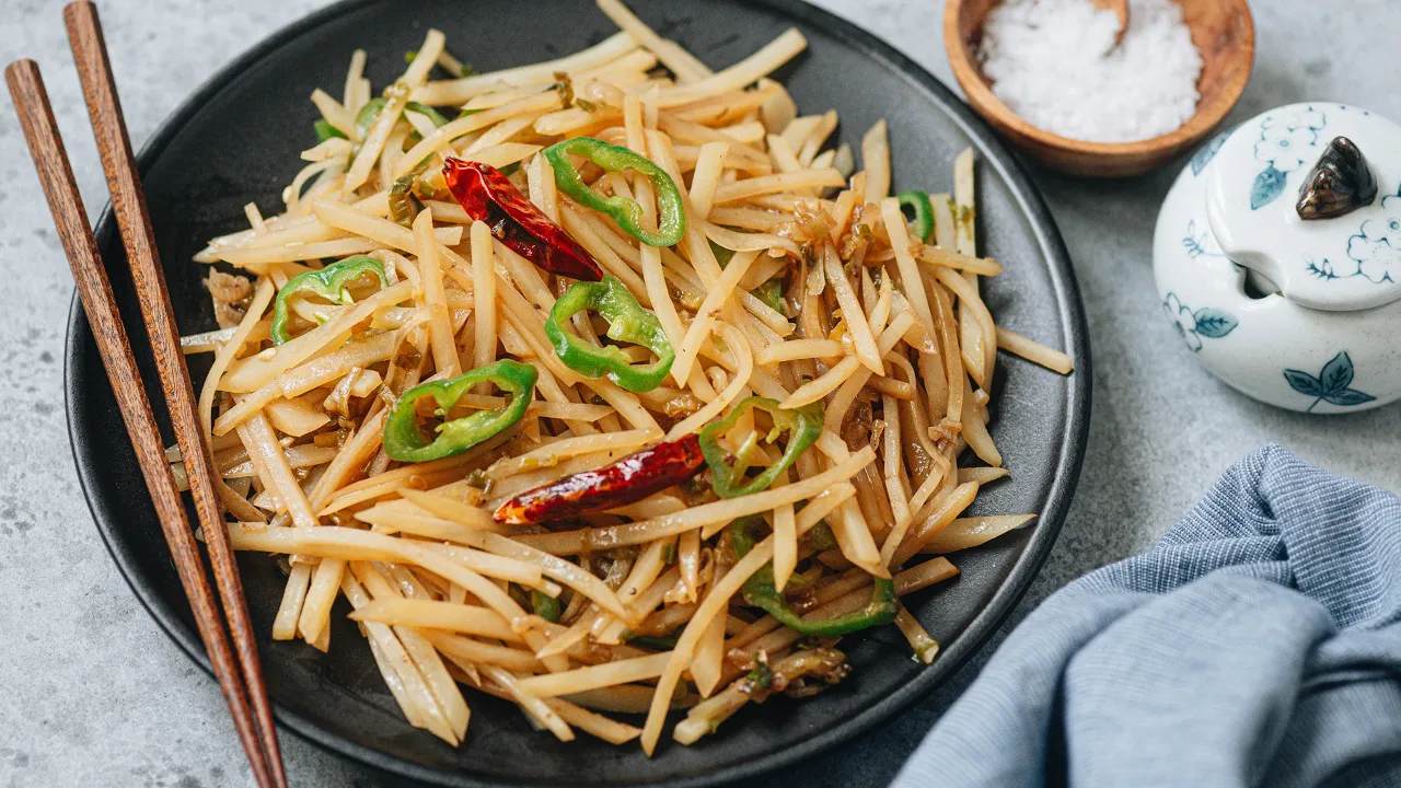 Chinese Potato Stir Fry ()