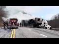 Fiery wreck in Schuylkill County