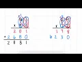 Using Standard Algorithm to Solve 2-digit by 2-digit Multiplication Problems