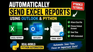 Automatically Send Excel Reports Using Outlook Python pywin32 Tutorial