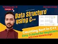 Tutorial 31 Counting Sort Algorithm Count Sort Implementation using C